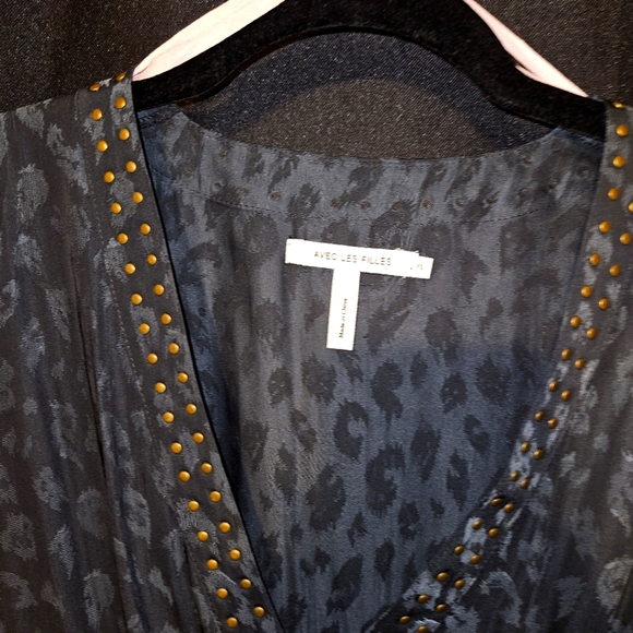 Long sleeve light MINI dress - Picture 2 of 3